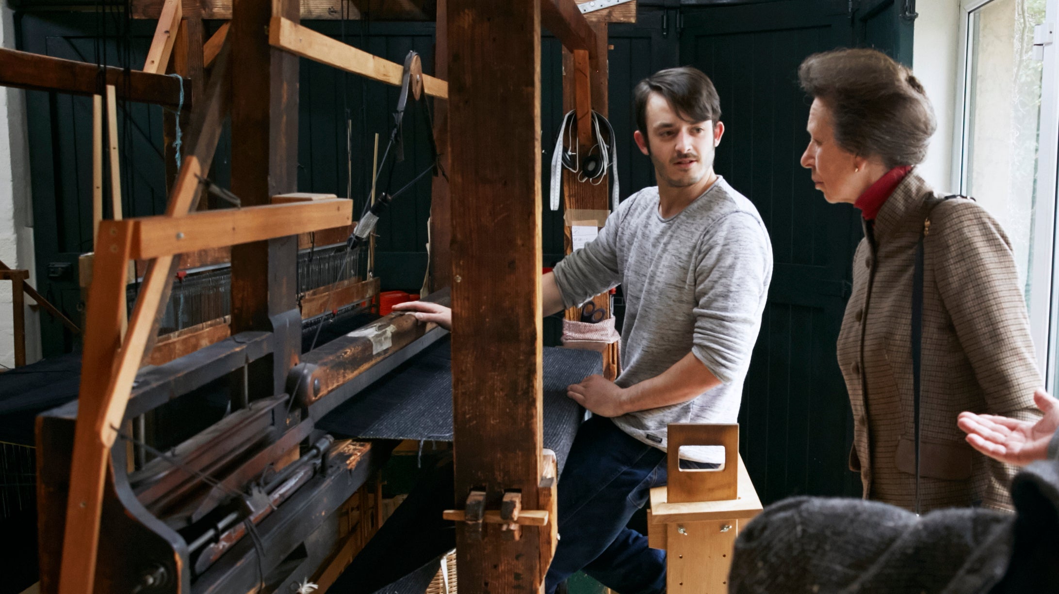 Her Royal Highness The Princess Royal Visits Mourne Textiles