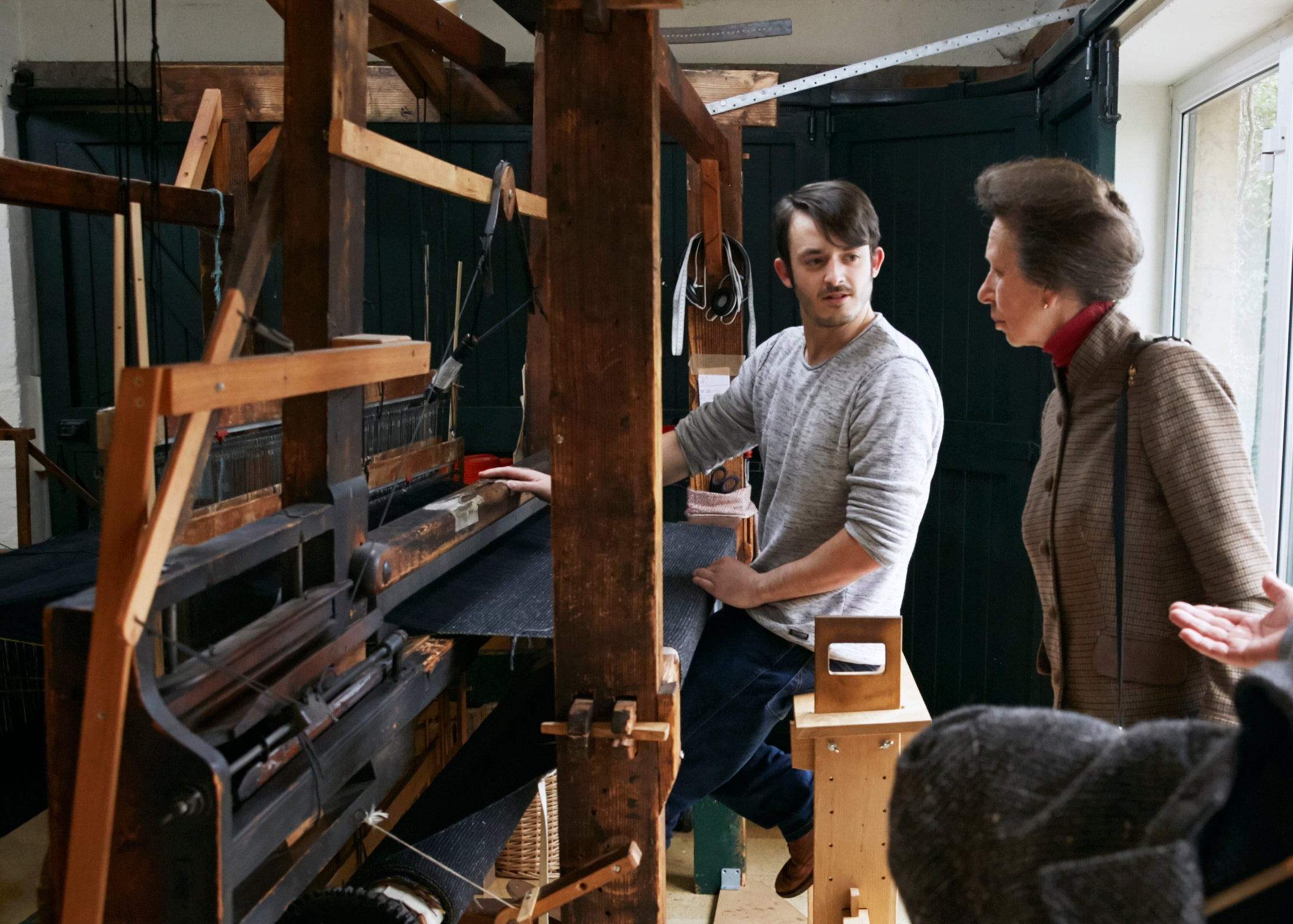 Her Royal Highness The Princess Royal Visits Mourne Textiles